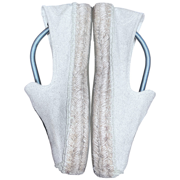 SOLUDOS by Jason Polan Women 9.5 Avacodo Embroidered Espadrilles Beige Flats - Picture 12 of 16